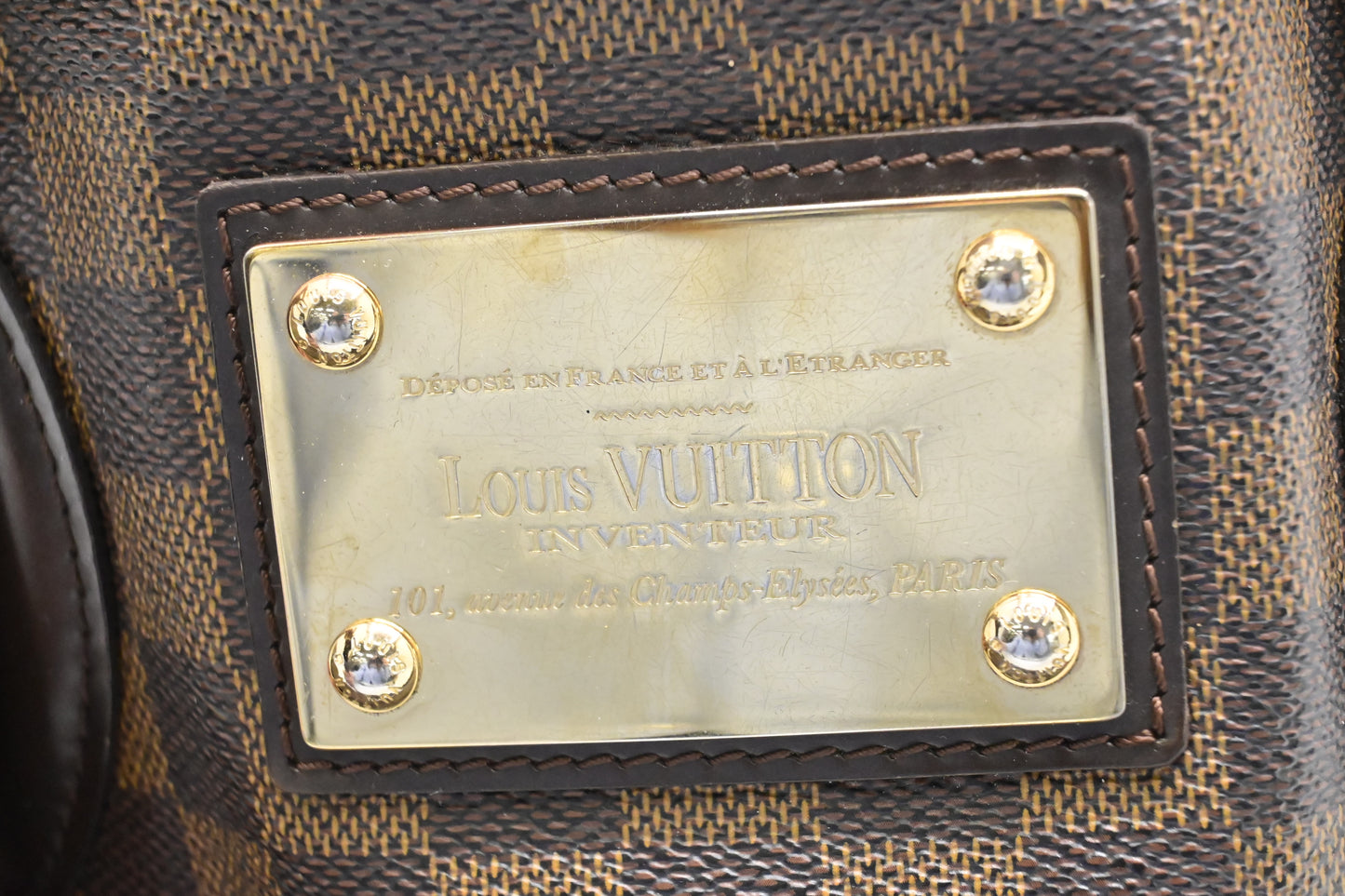Louis Vuitton Hampstead MM in Damier Ebene Canvas