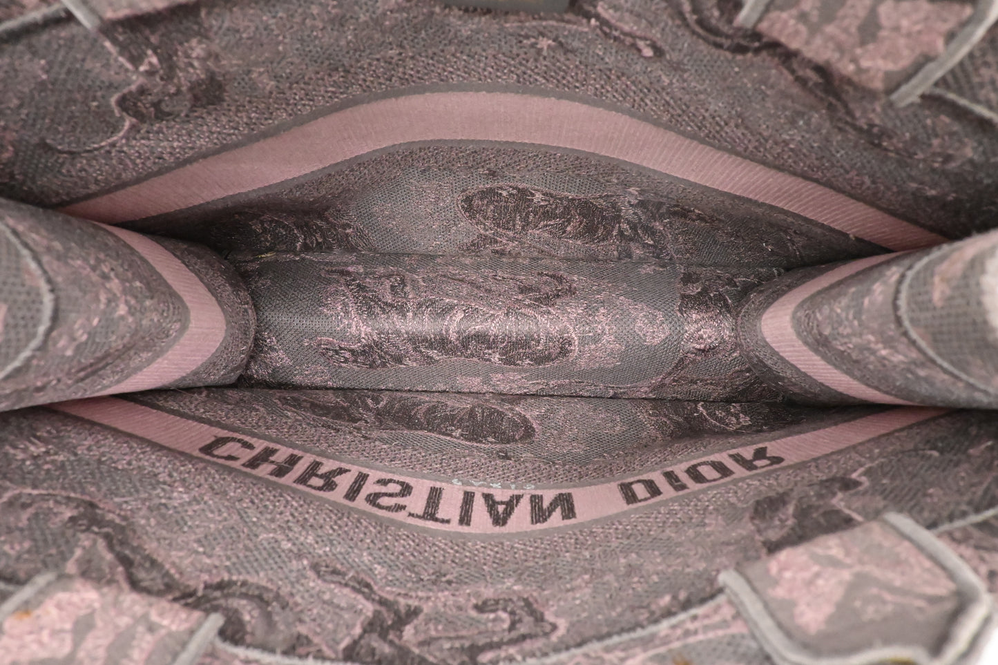 Dior Medium Book Tote in Pink Toile de Jouy Sauvage Embroidery