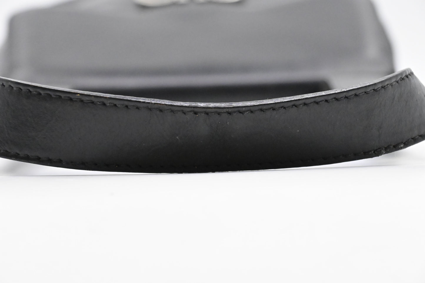 Ferragamo Shoulder Bag in Black Leather