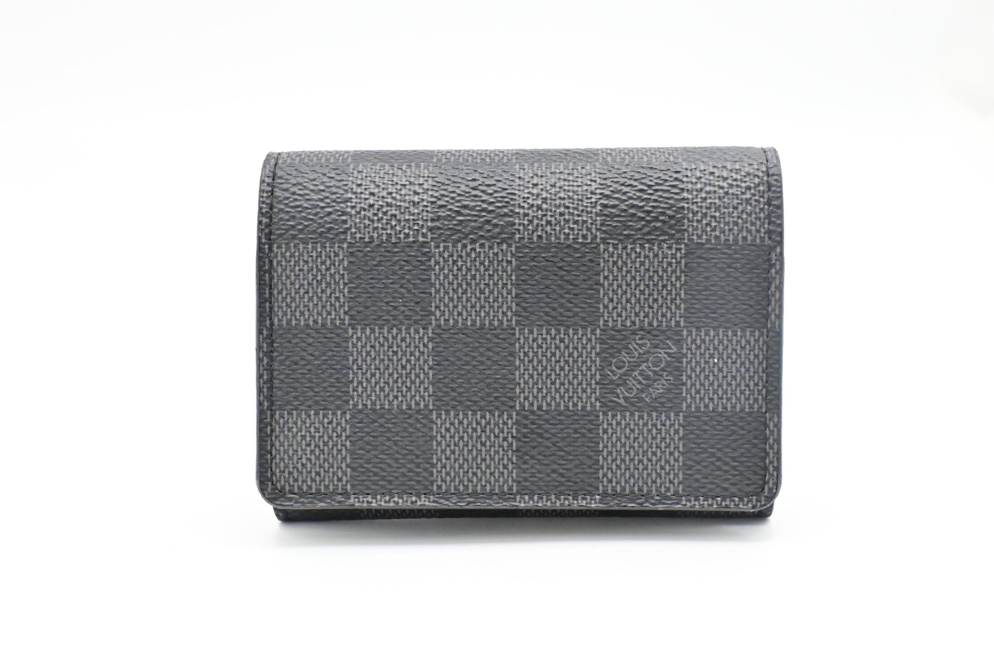 Louis Vuitton Envelope Business Card Holder in Damier Graphite Canvas