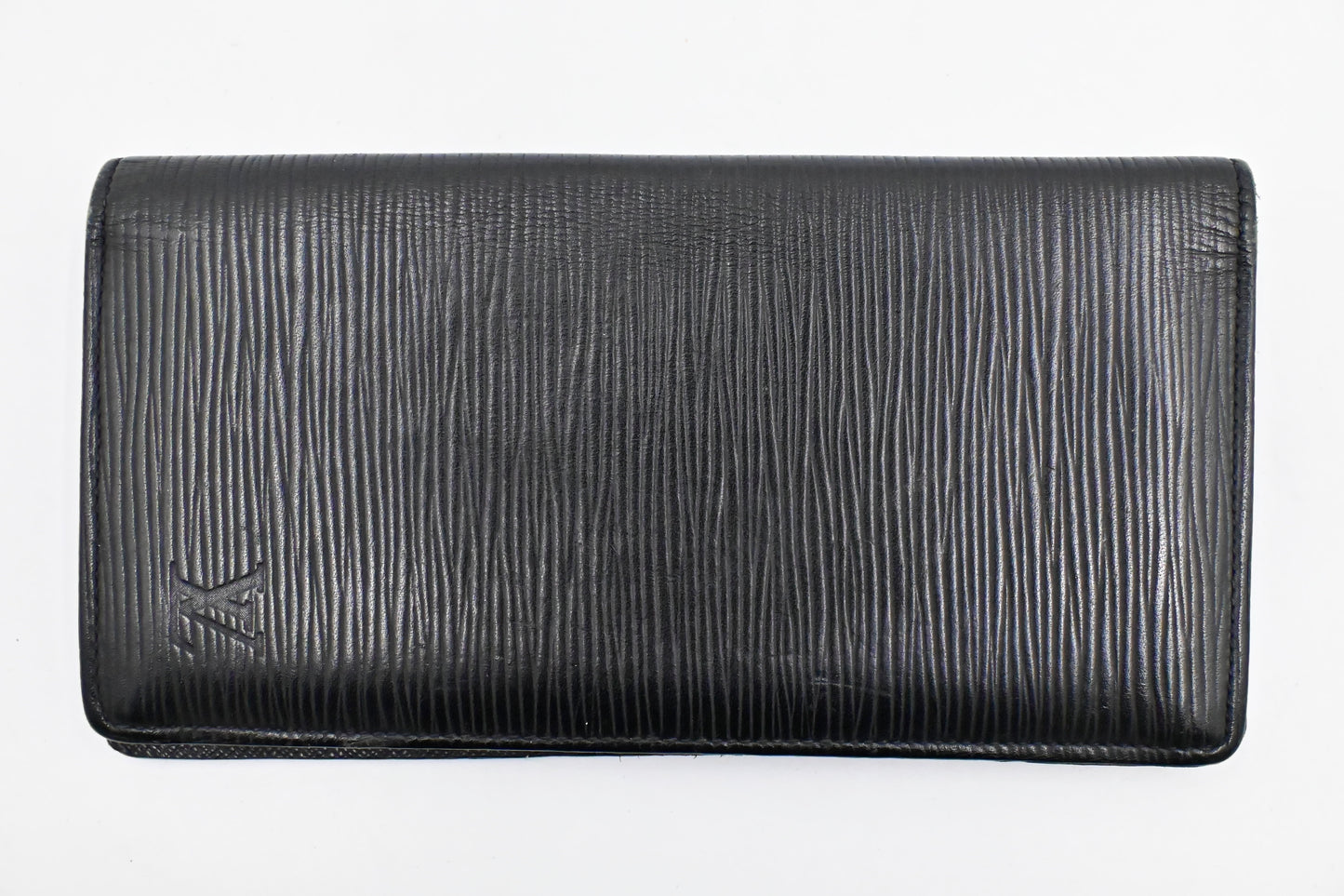 Louis Vuitton Brazza Wallet in Black Epi Leather