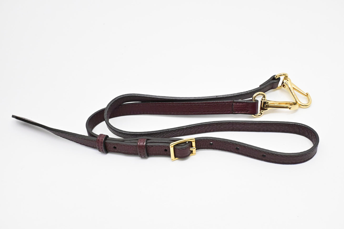 Burberry Banner House Check Medium Tote in Burgundy Leather