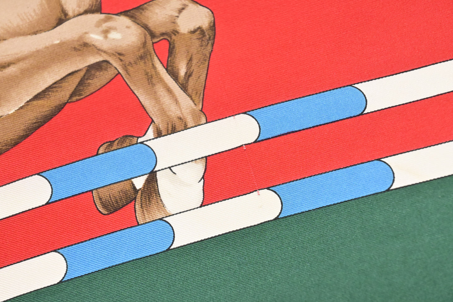 Gucci Horse Jockey Scarf in Red Multicolor Silk