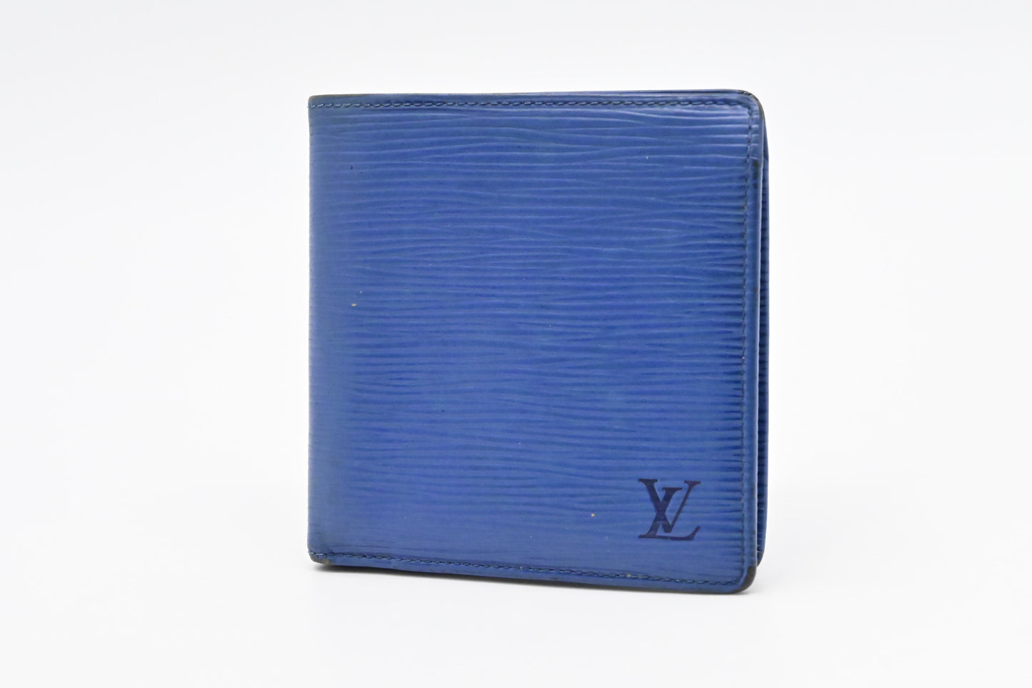 Louis Vuitton Marco Wallet in Blue Epi Leather