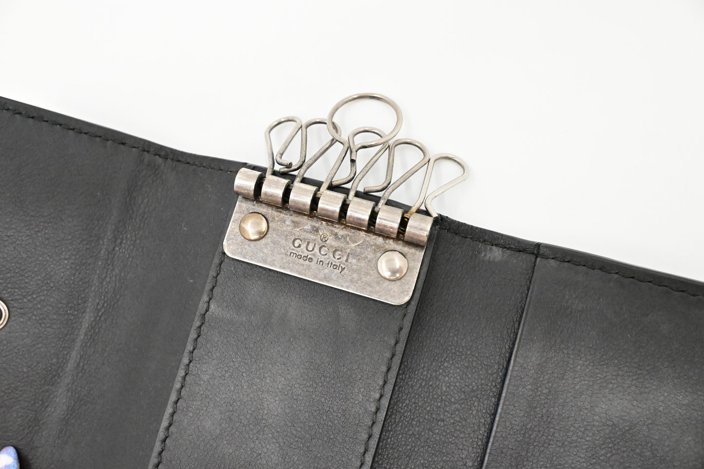 Gucci 6-Key Case in Black Leather