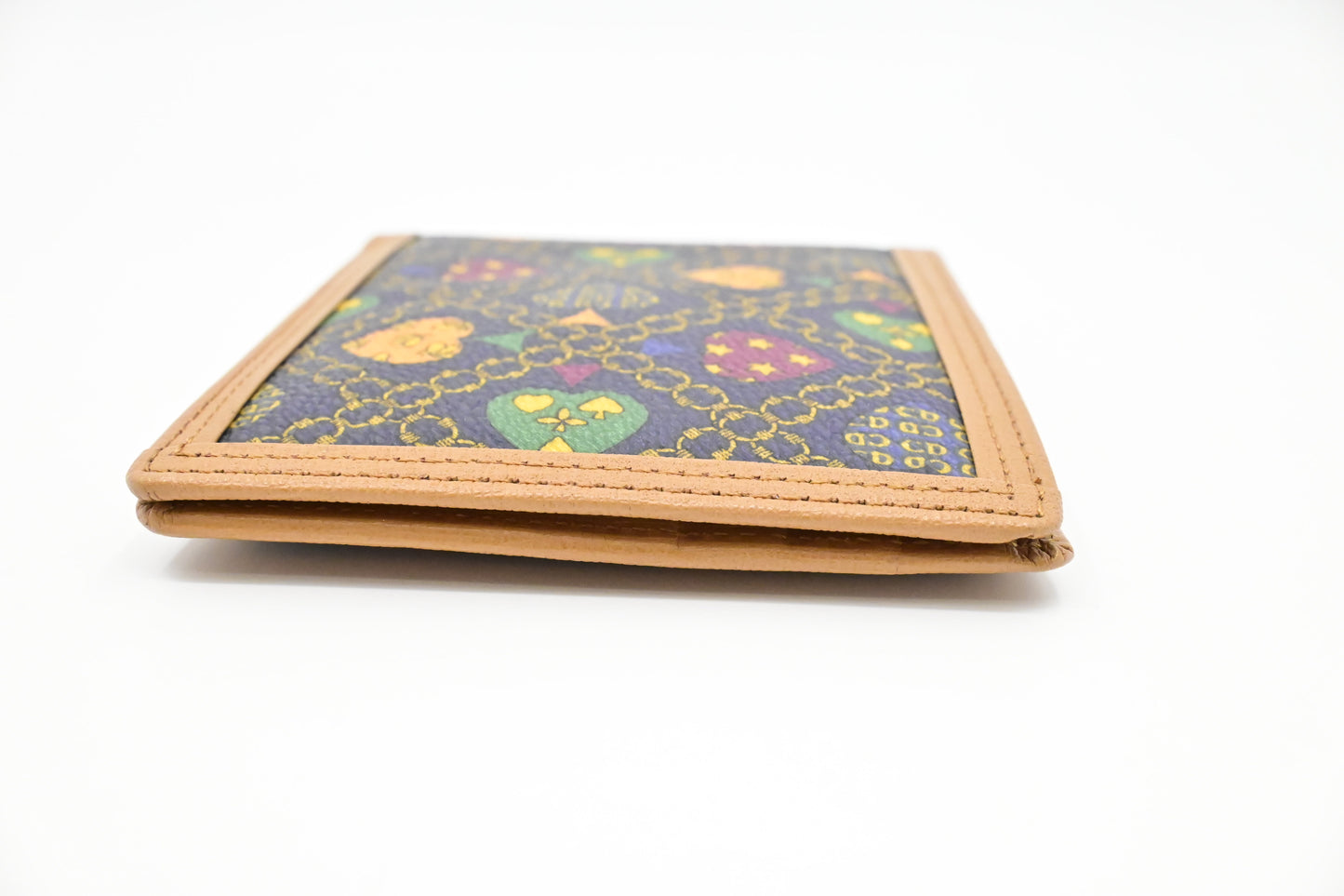 Dior Bifold Wallet in Multicolor Coated Canvas