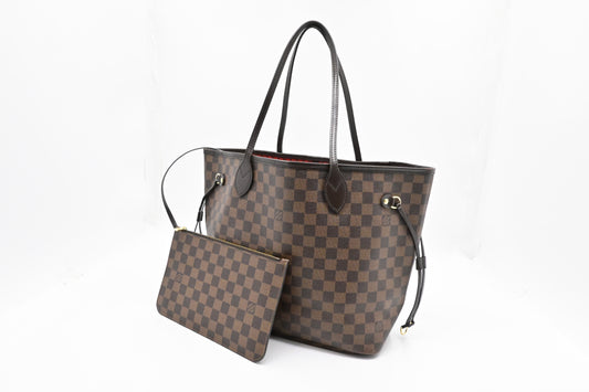 Louis Vuitton Neverfull MM in Damier Ebene Canvas