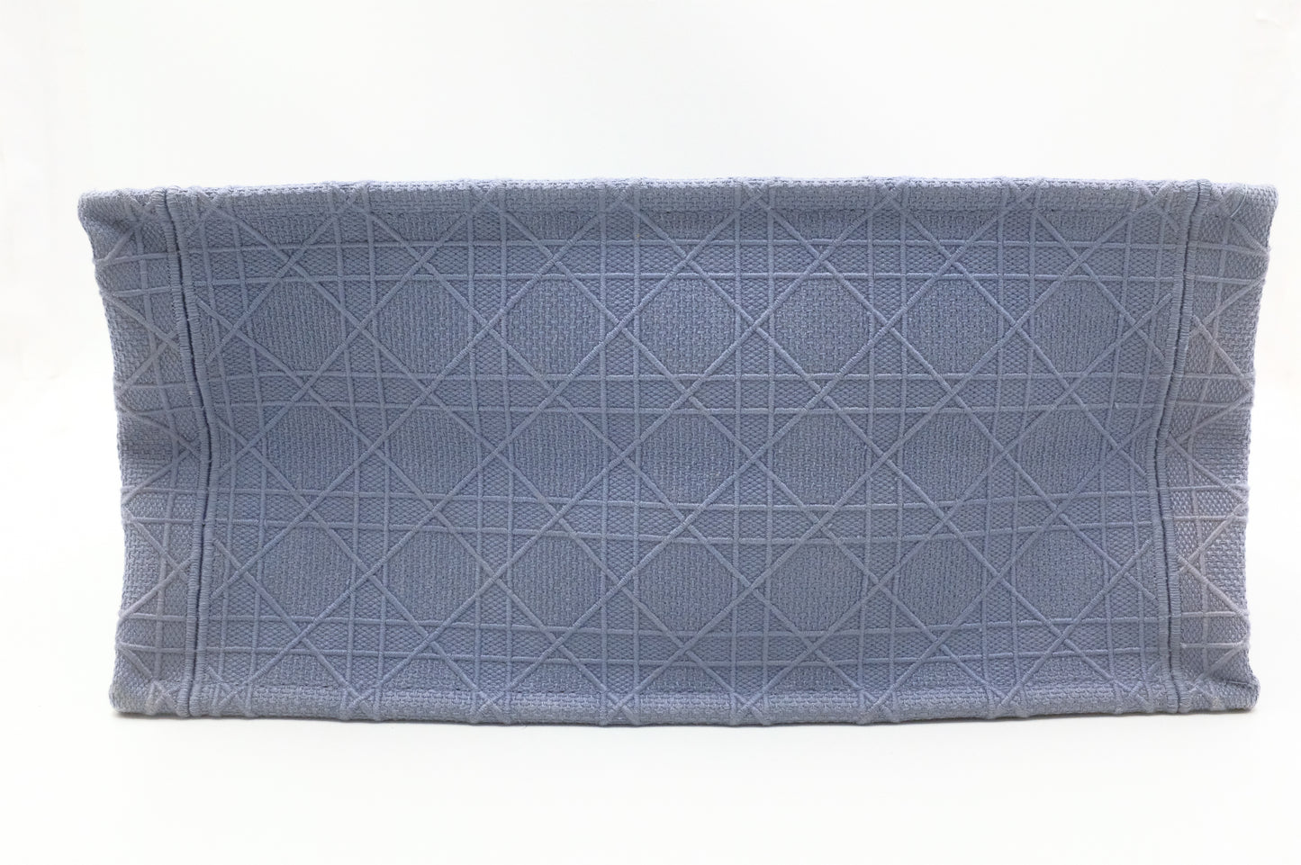 Dior Medium Book Tote in Light Blue Cannage Canvas