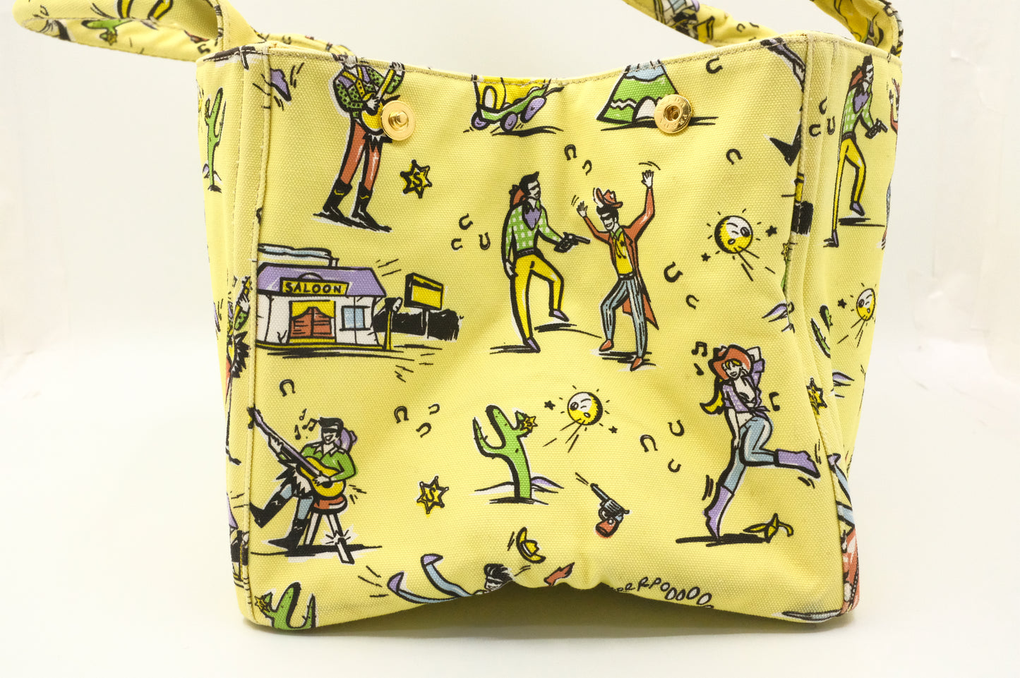 Prada Canapa in Yellow Western Canvas