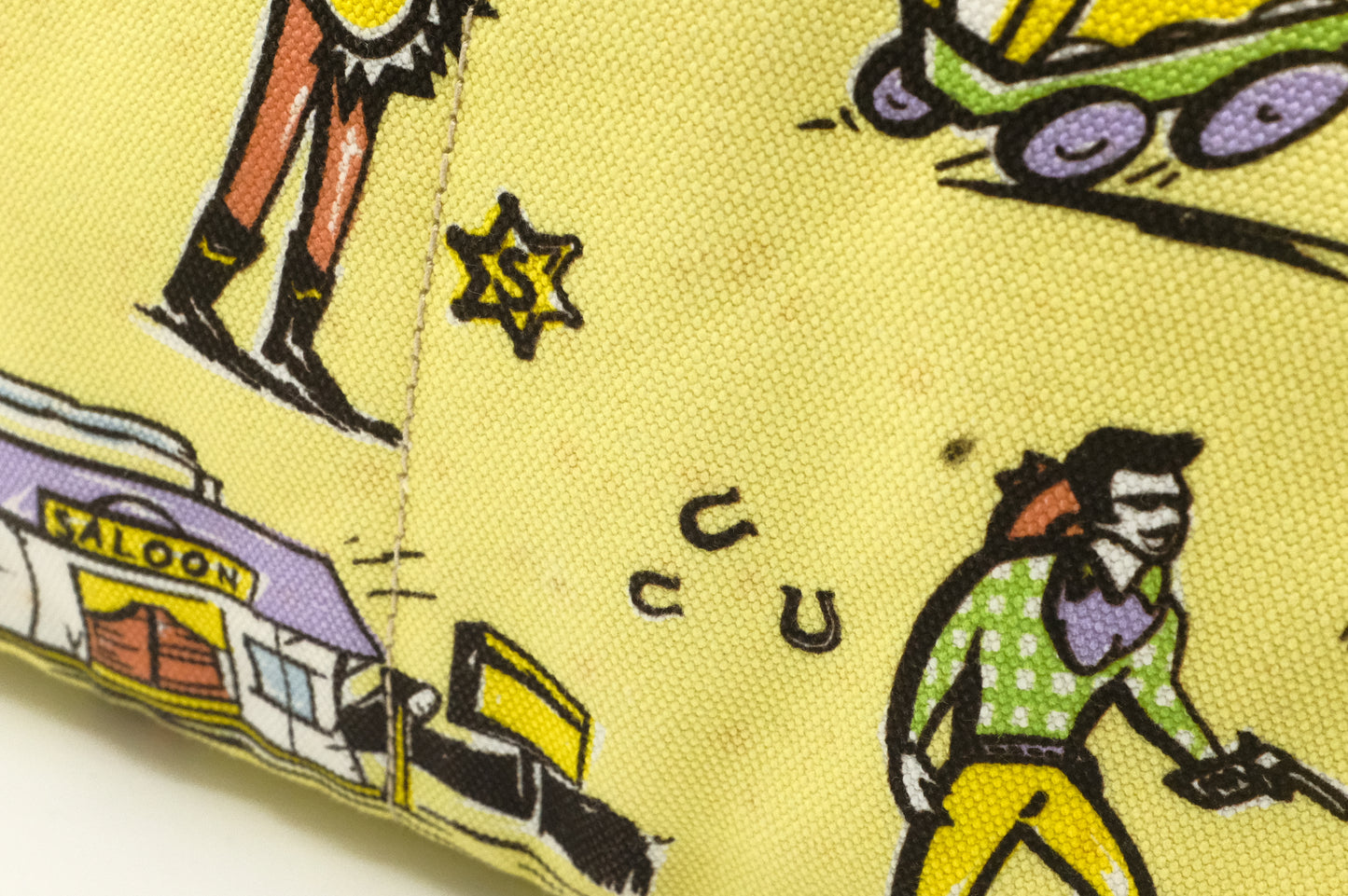 Prada Canapa in Yellow Western Canvas