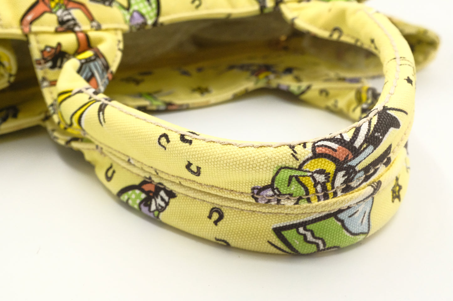 Prada Canapa in Yellow Western Canvas