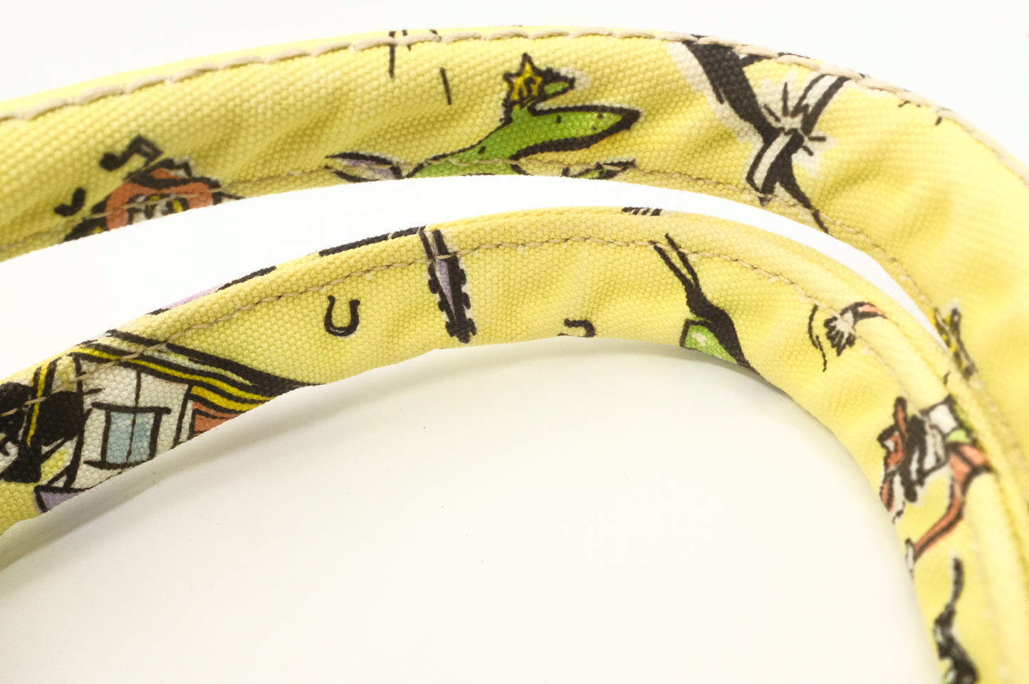 Prada Canapa in Yellow Western Canvas