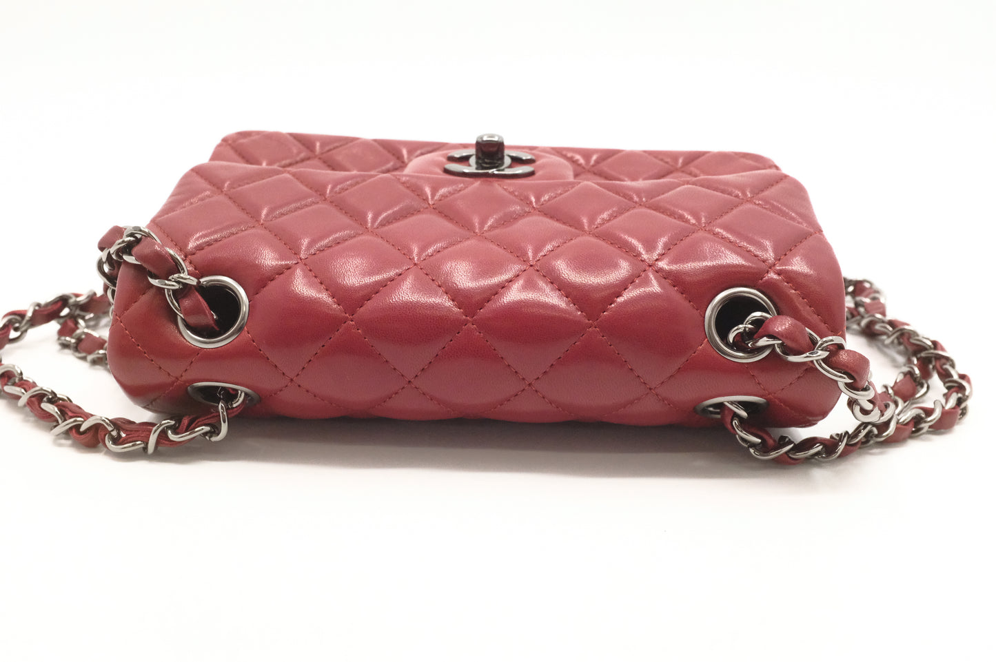 Chanel Mini Flap in Red Leather