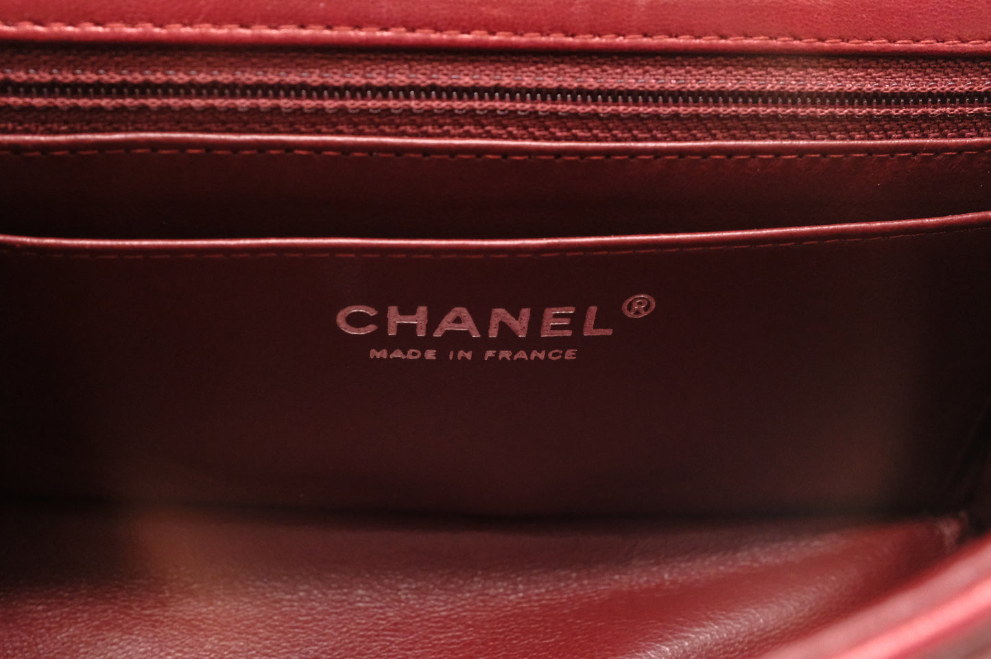 Chanel Mini Flap in Red Leather