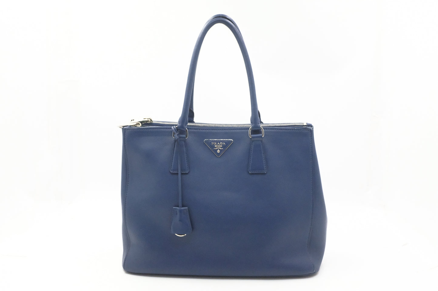 Prada Galleria Tote in Blue City Calf Leather