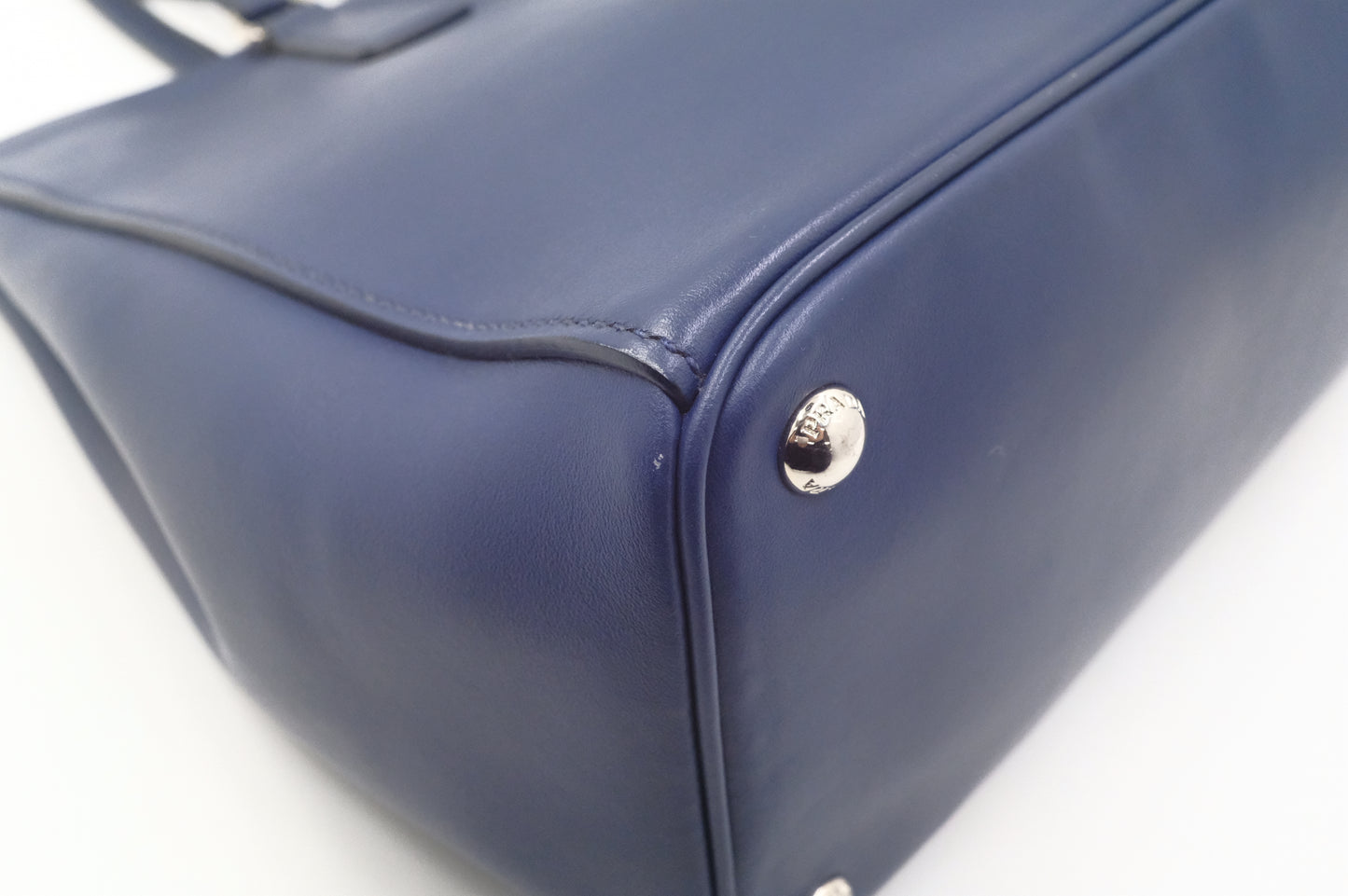 Prada Galleria Tote in Blue City Calf Leather
