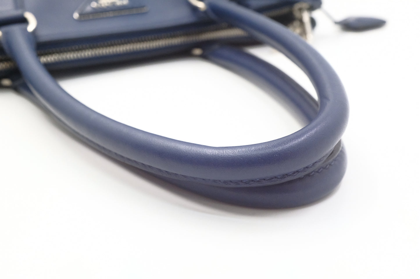 Prada Galleria Tote in Blue City Calf Leather