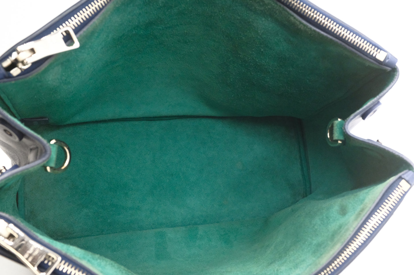 Prada Galleria Tote in Blue City Calf Leather