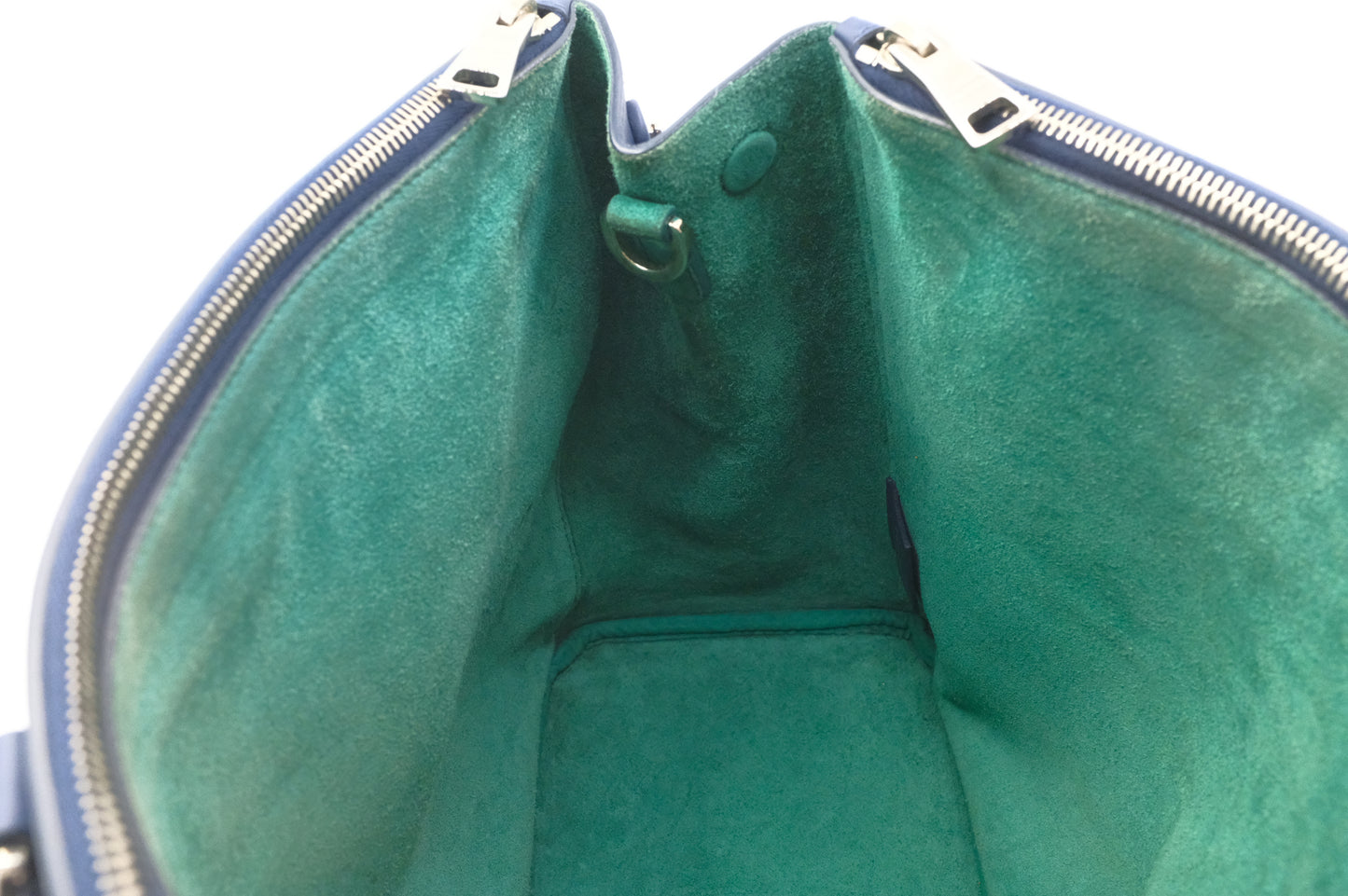 Prada Galleria Tote in Blue City Calf Leather