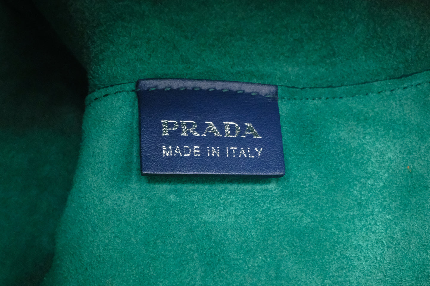 Prada Galleria Tote in Blue City Calf Leather