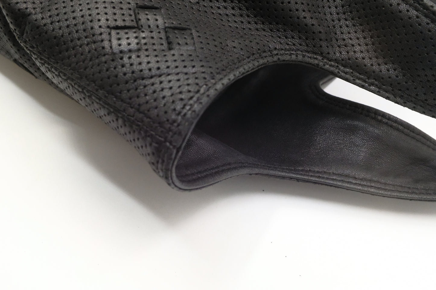 Bottega Veneta Hobo Bag in Black Perforated Leather
