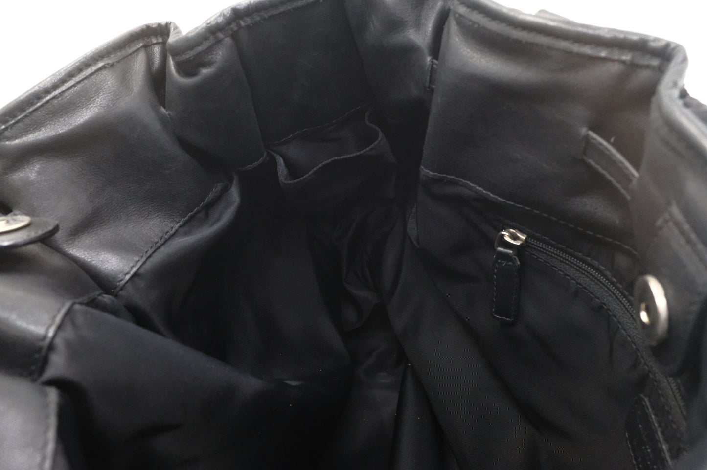 Dior Tote in Cannage Black Satin Canvas