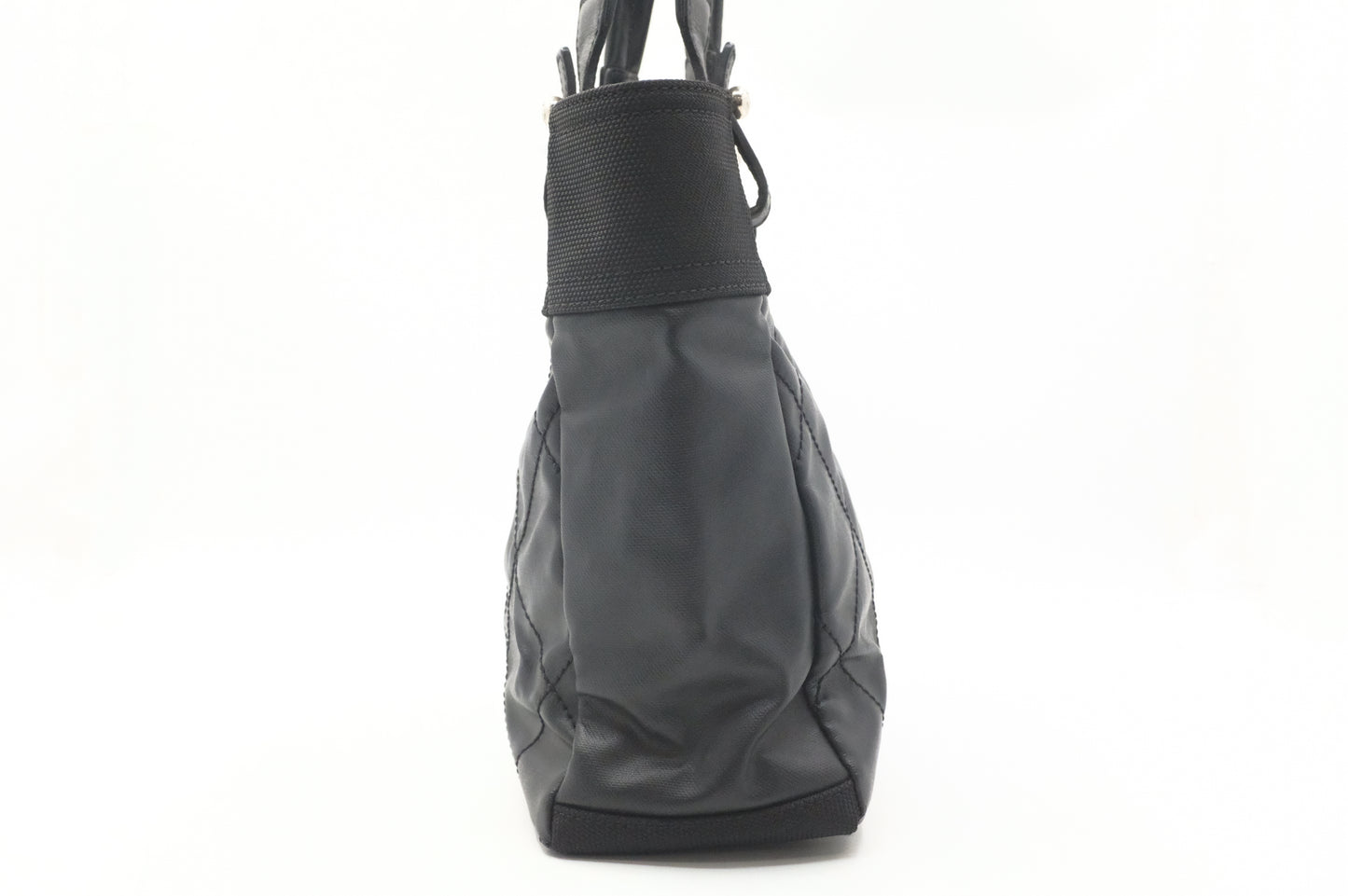 Chanel Paris Biarritz Tote Bag in Black Mattelassé Leather
