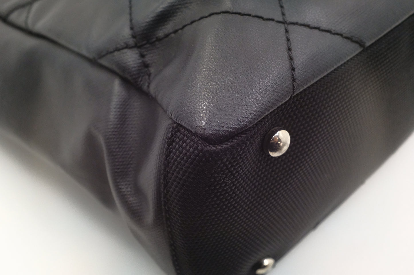 Chanel Paris Biarritz Tote Bag in Black Mattelassé Leather