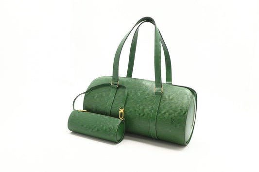 Louis Vuitton Soufflot in Green Epi Leather