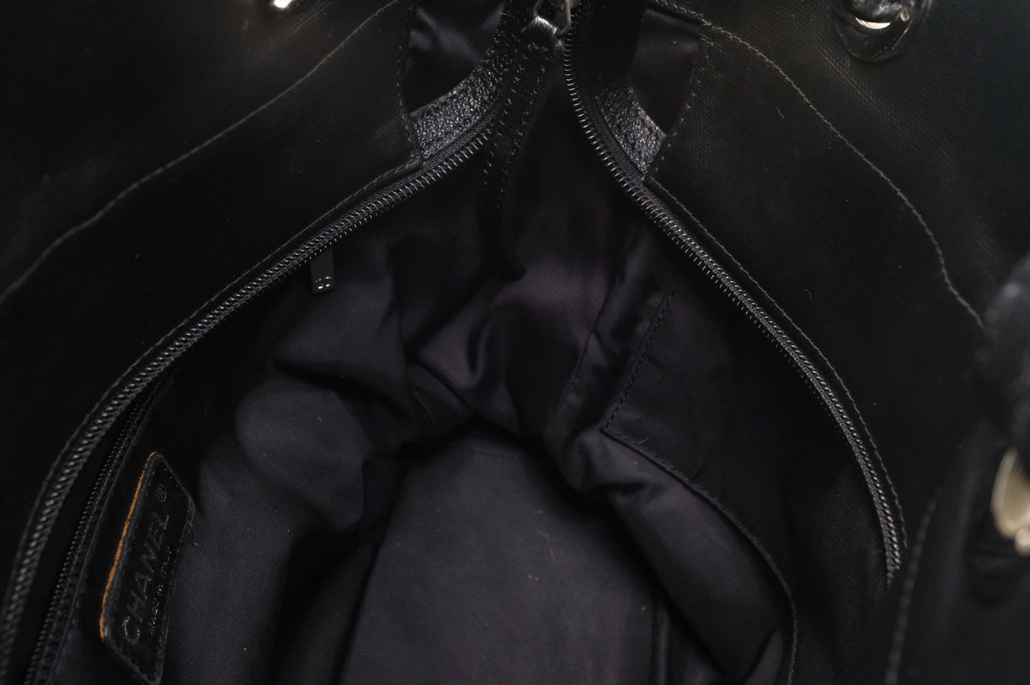 Chanel Paris Biarritz Tote Bag in Black Mattelassé Leather