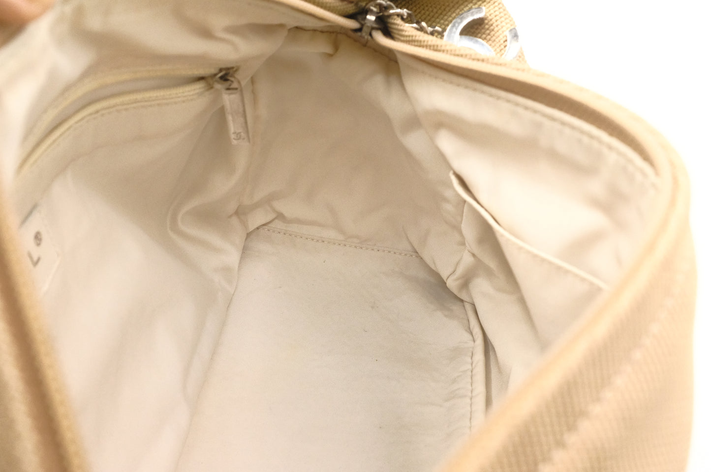 Chanel Paris-Biarritz Shoulder Bag in Gold Coated Canvas