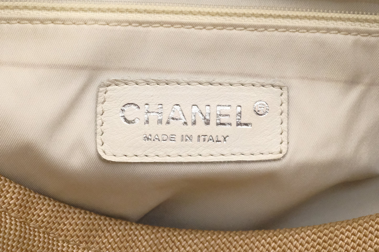 Chanel Paris-Biarritz Shoulder Bag in Gold Coated Canvas