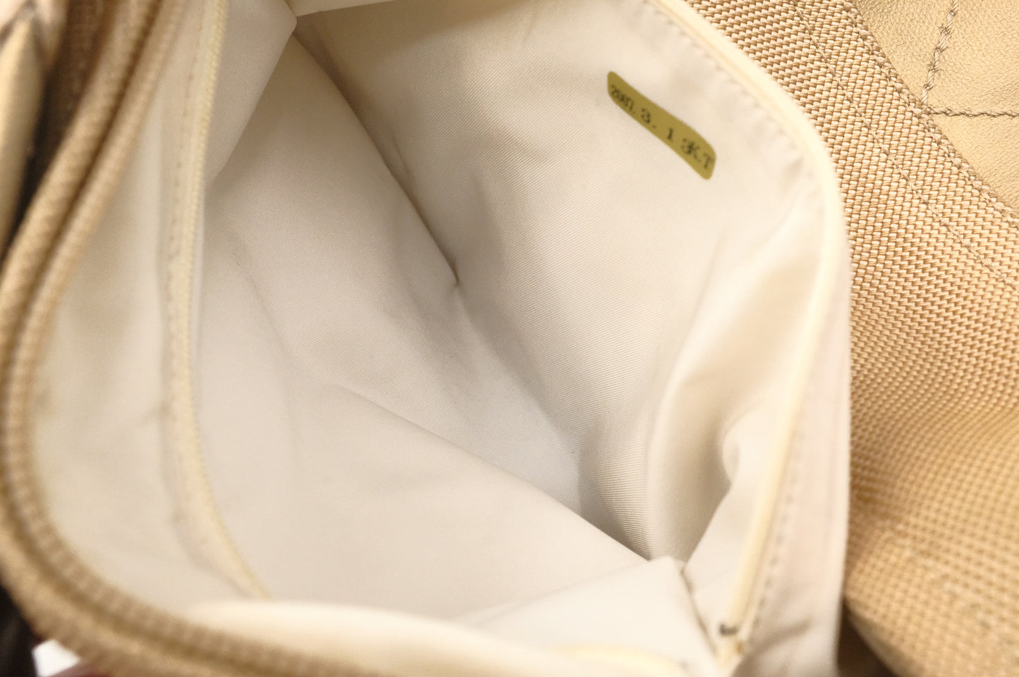 Chanel Paris-Biarritz Shoulder Bag in Gold Coated Canvas