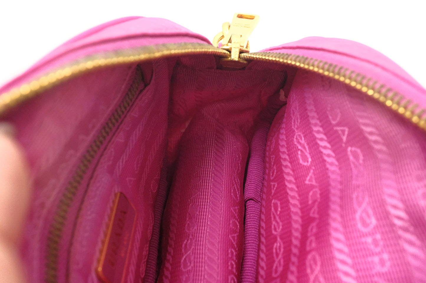 Prada Pouch in Pink Nylon