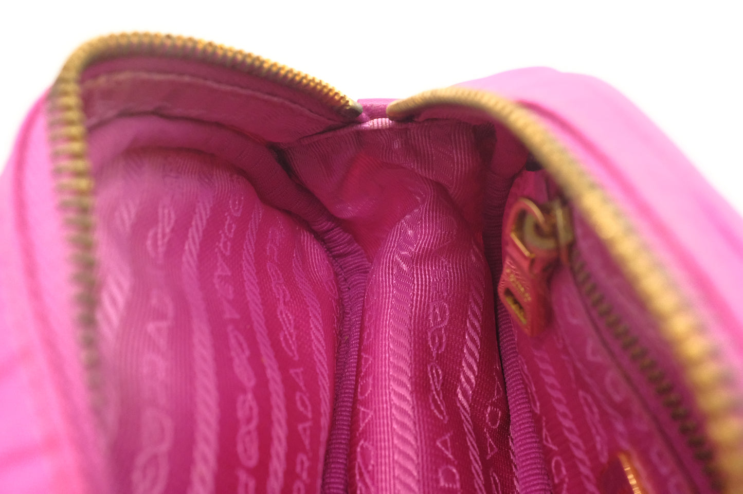 Prada Pouch in Pink Nylon