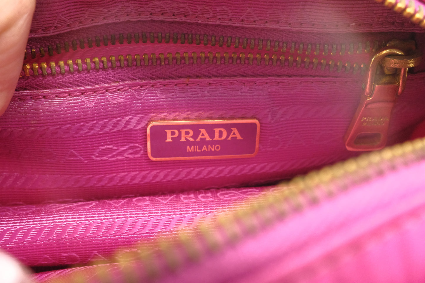 Prada Pouch in Pink Nylon