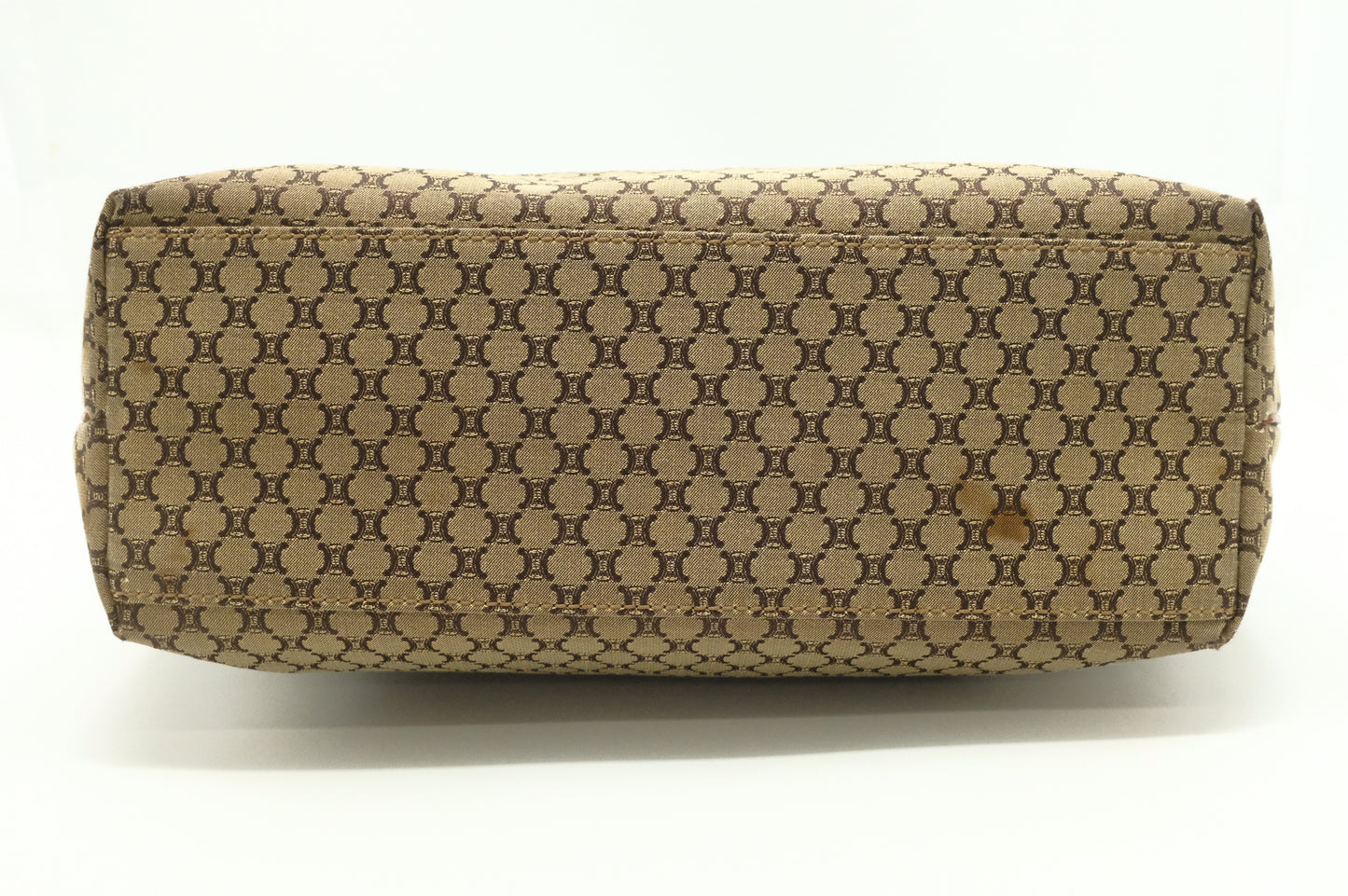 Celine Shoulder Bag in Brown Triomphe Canvas