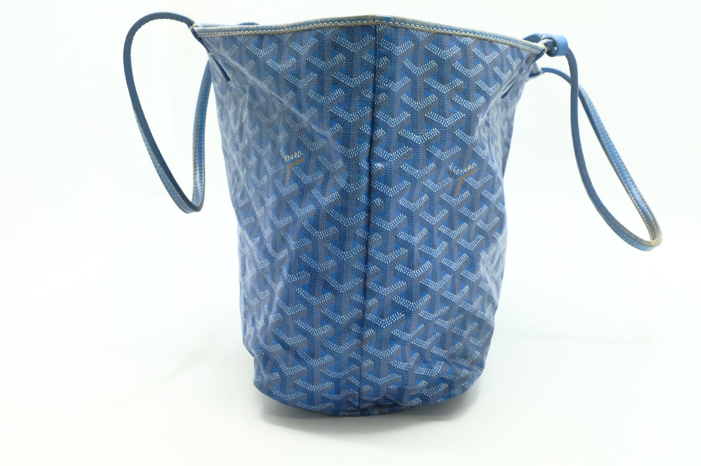 Goyard Saint Louis PM in Blue Goyardine Canvas