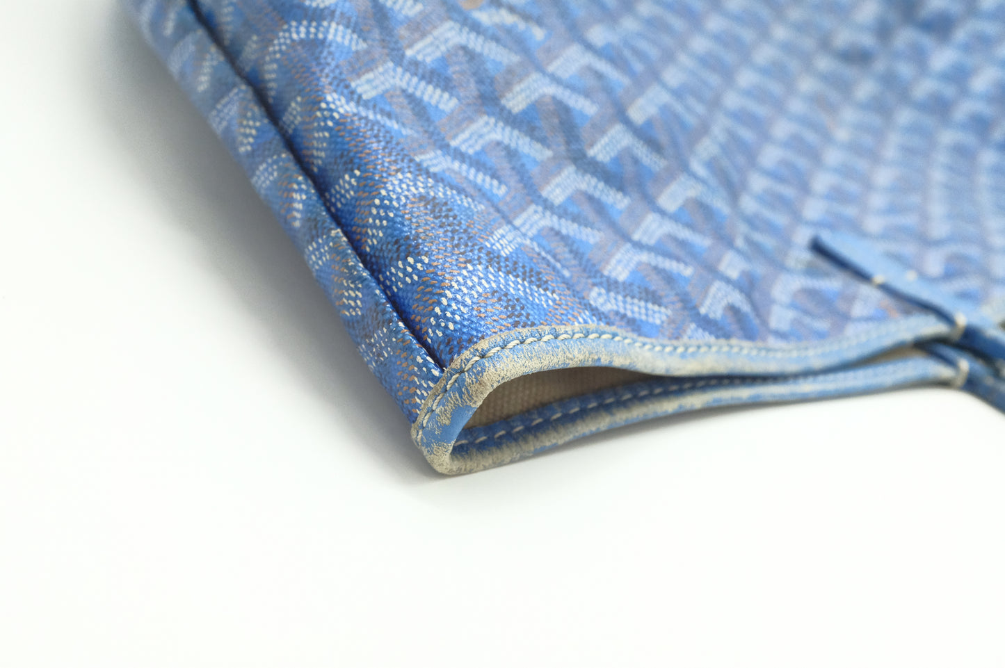 Goyard Saint Louis PM in Blue Goyardine Canvas