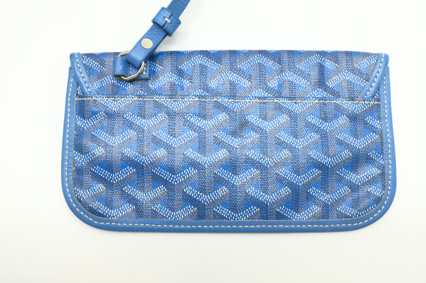 Goyard Saint Louis PM in Blue Goyardine Canvas