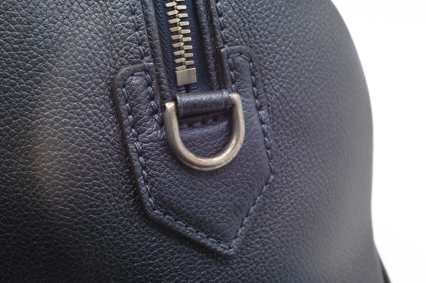 Louis Vuitton Speedy 25 Bandouliere in Metallic Navy Blue Empreinte Leather