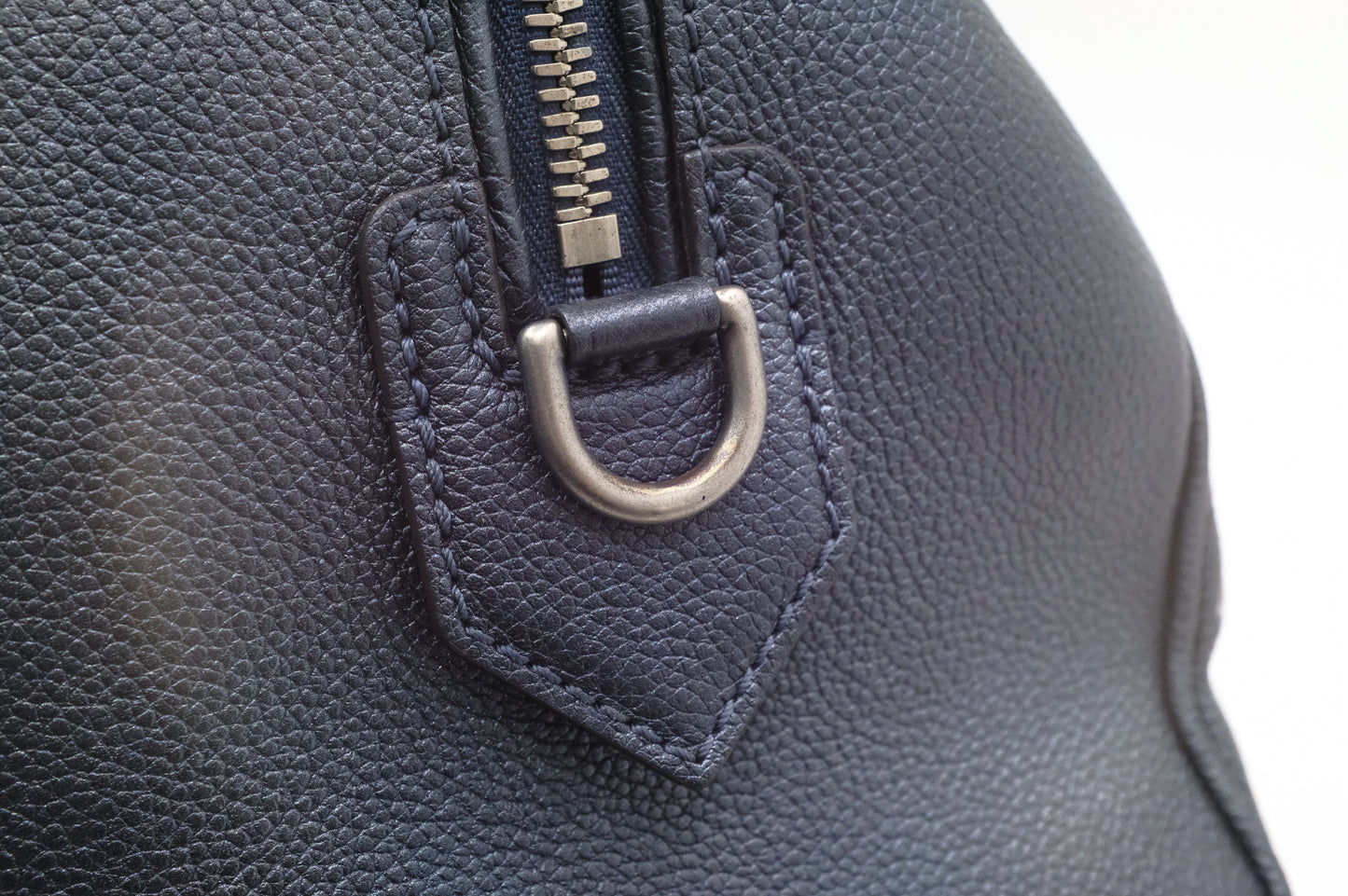 Louis Vuitton Speedy 25 Bandouliere in Metallic Navy Blue Empreinte Leather