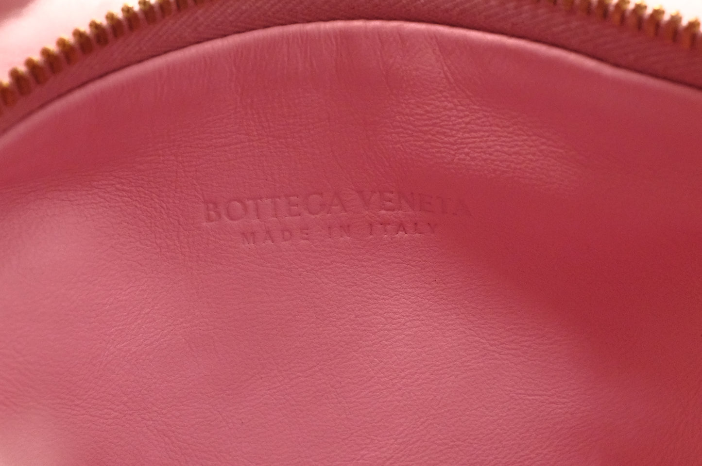 Bottega Veneta Mini Jodie in Pink Shearling