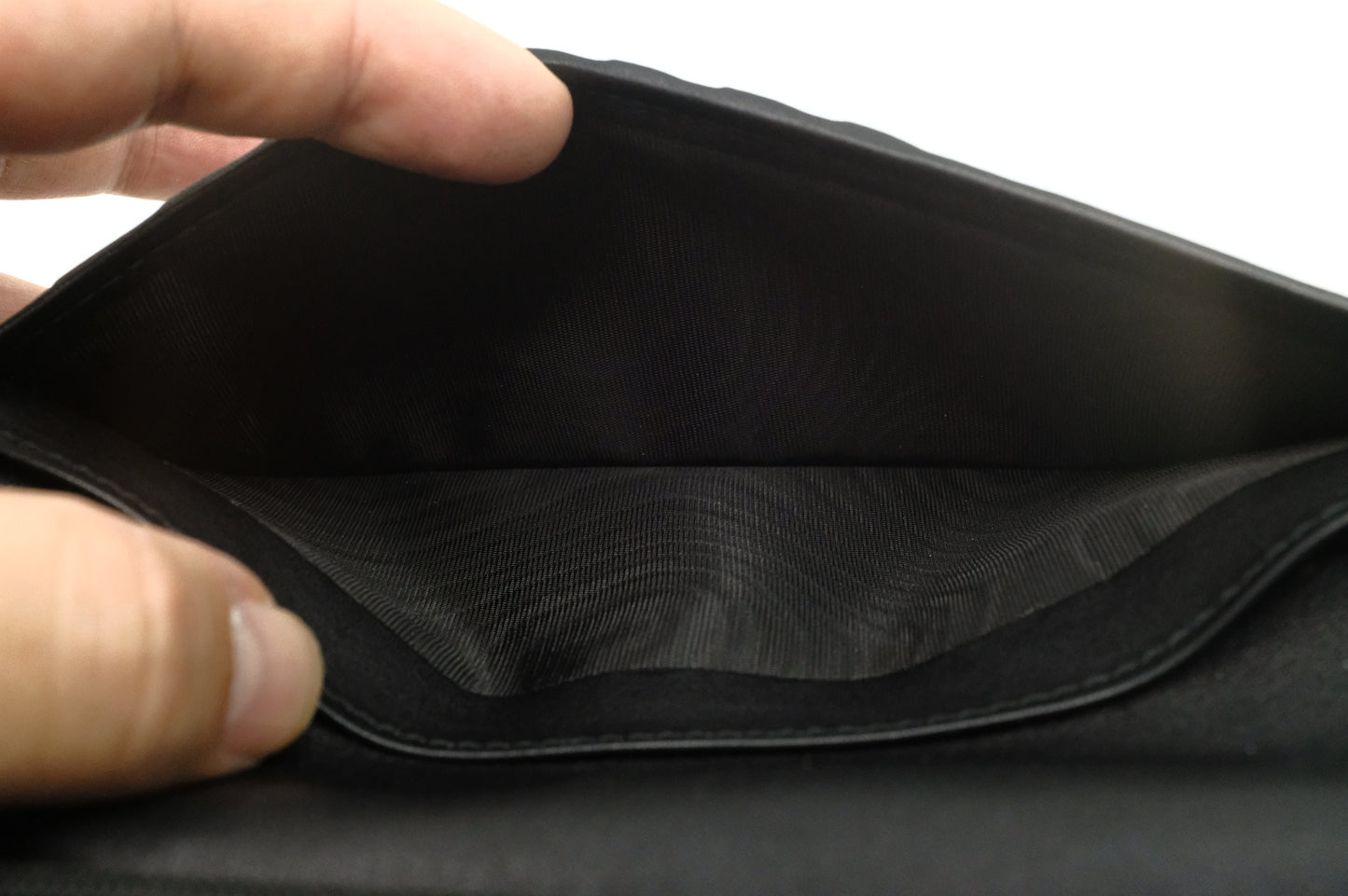 Gucci Long Wallet in Black Guccissima Leather