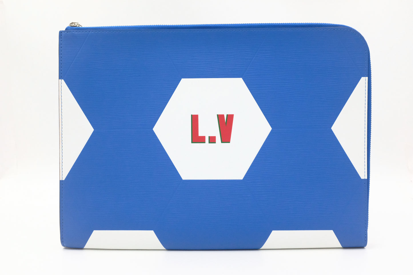 Louis Vuitton Fifa World Cup 2018 Clutch in Epi Blue Leather