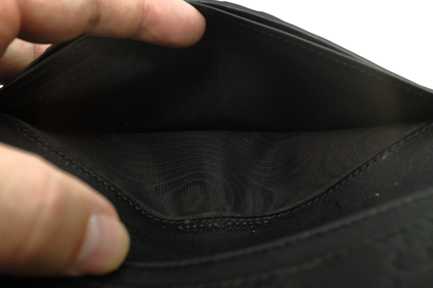 Gucci Long Wallet in Black Guccissima Leather