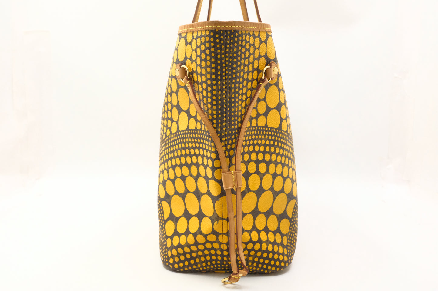 Louis Vuitton Yayoi Kusama Neverfull MM in Yellow Wave Monogram Canvas
