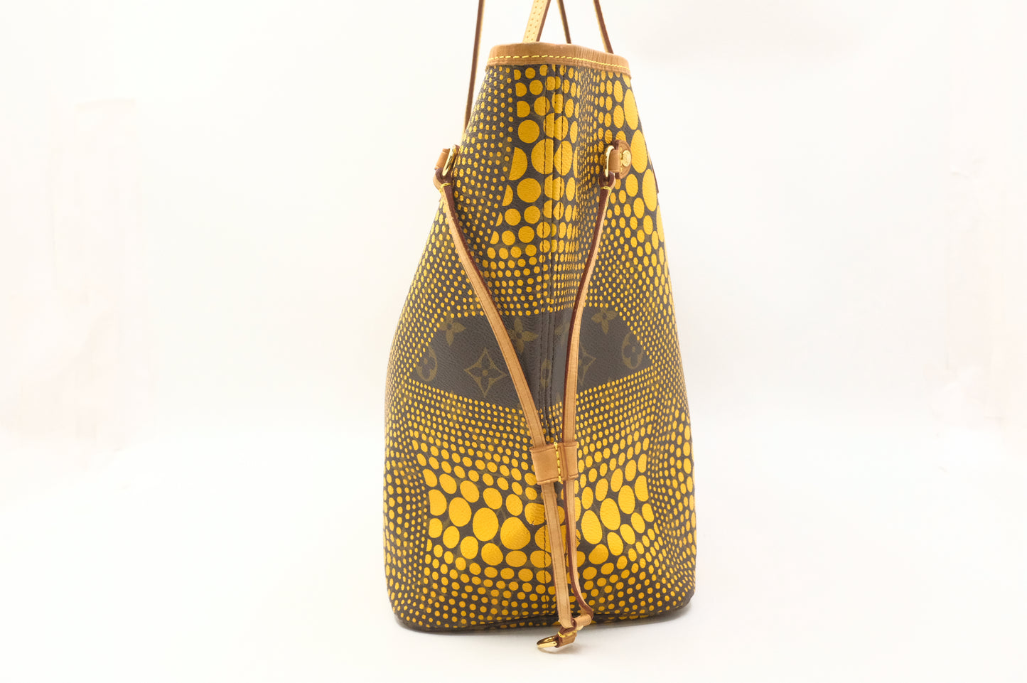 Louis Vuitton Yayoi Kusama Neverfull MM in Yellow Wave Monogram Canvas