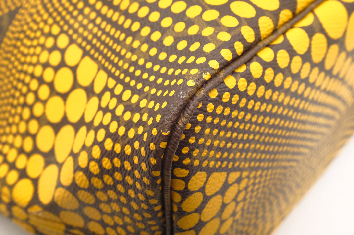Louis Vuitton Yayoi Kusama Neverfull MM in Yellow Wave Monogram Canvas
