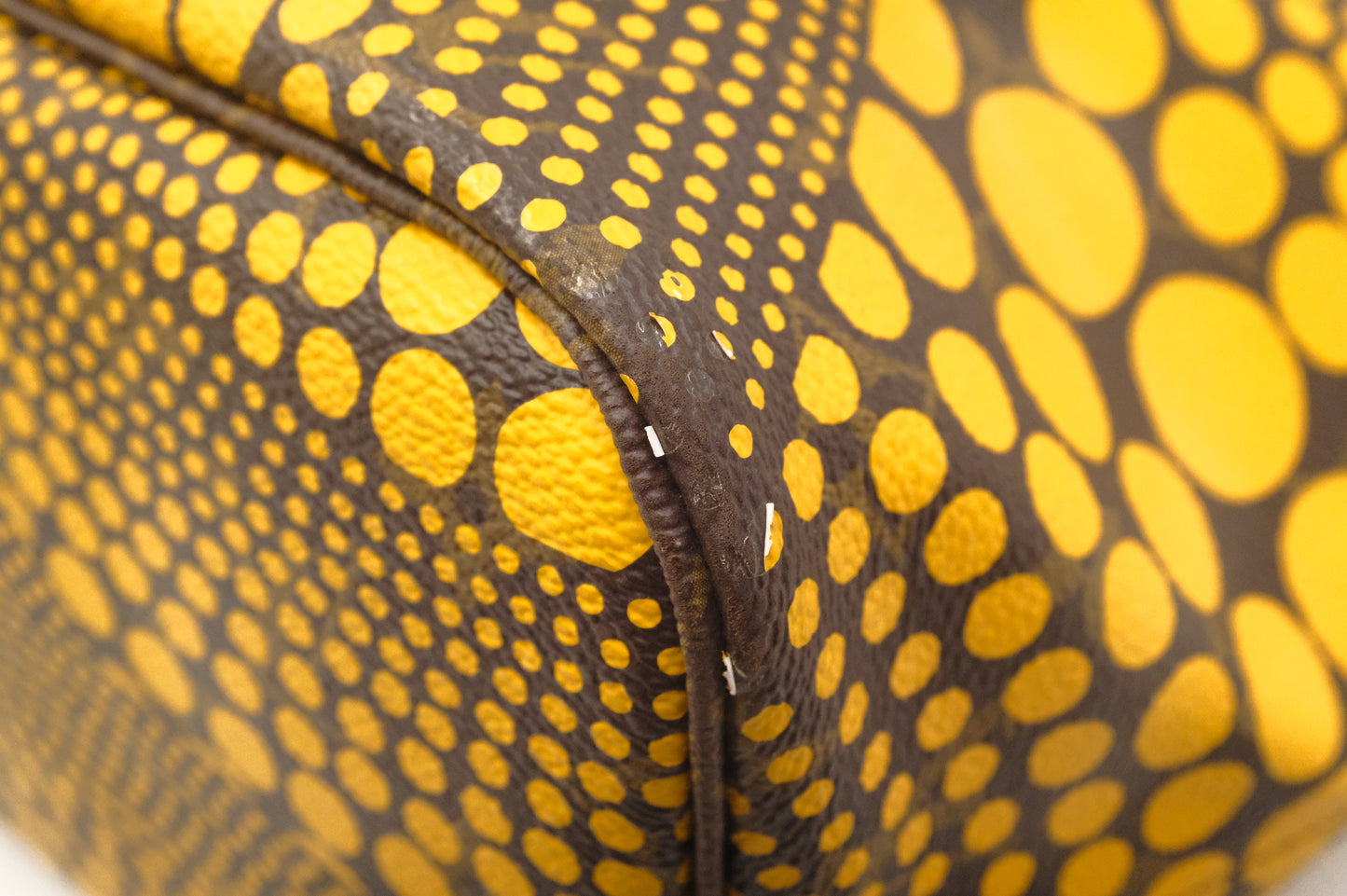 Louis Vuitton Yayoi Kusama Neverfull MM in Yellow Wave Monogram Canvas